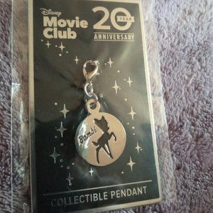 Disney Movie Club VIP Exclusive Bambi 20 Year Anniversary Pendant Collectible